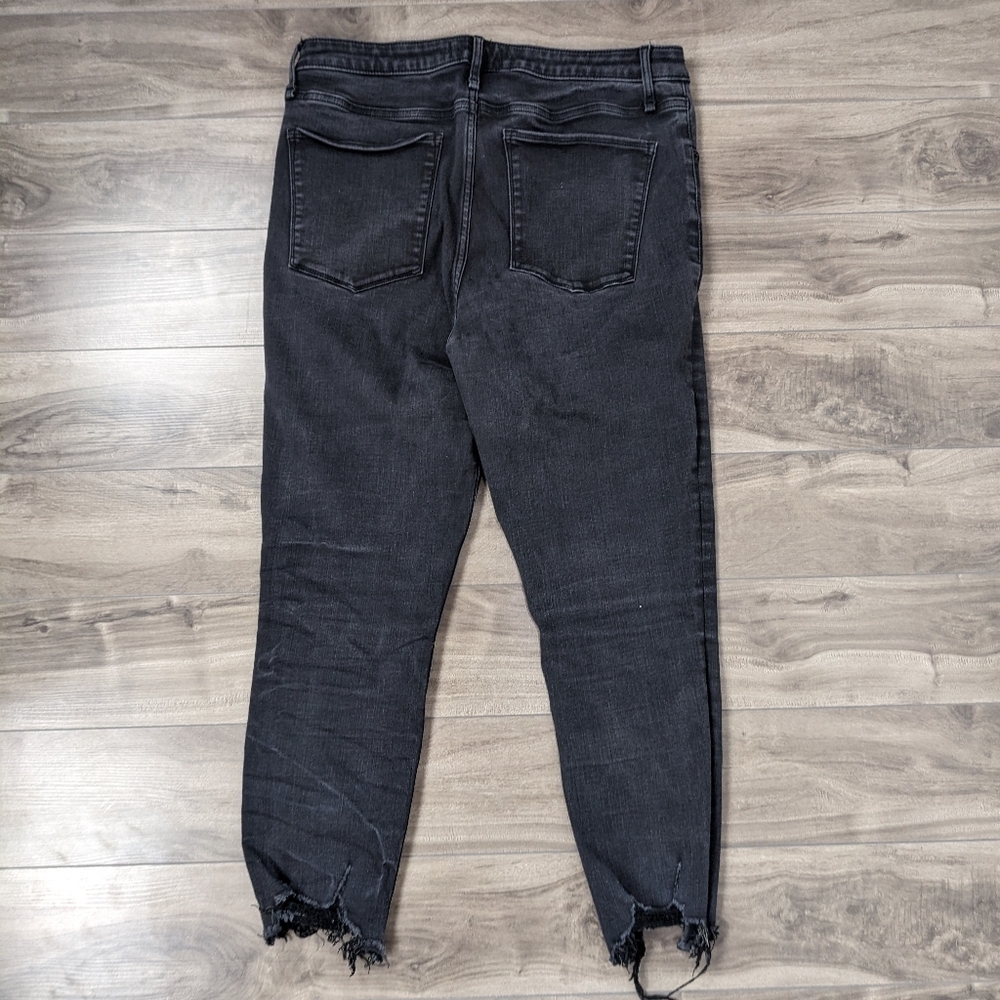 ABERCROMBIE & FITCH High Rise Super Skinny Ankle Jean Curve Love Sz 32 14 Short